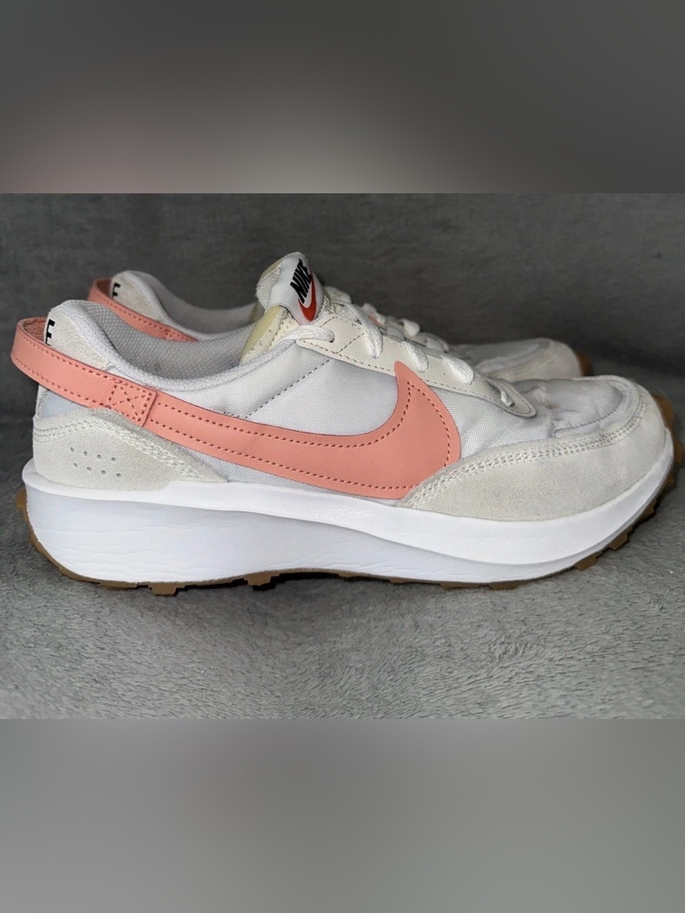 Women’s Nike Waffle Debut 'Grey/Light Madder Root/Gum' DH9523 003 - Size 8.5